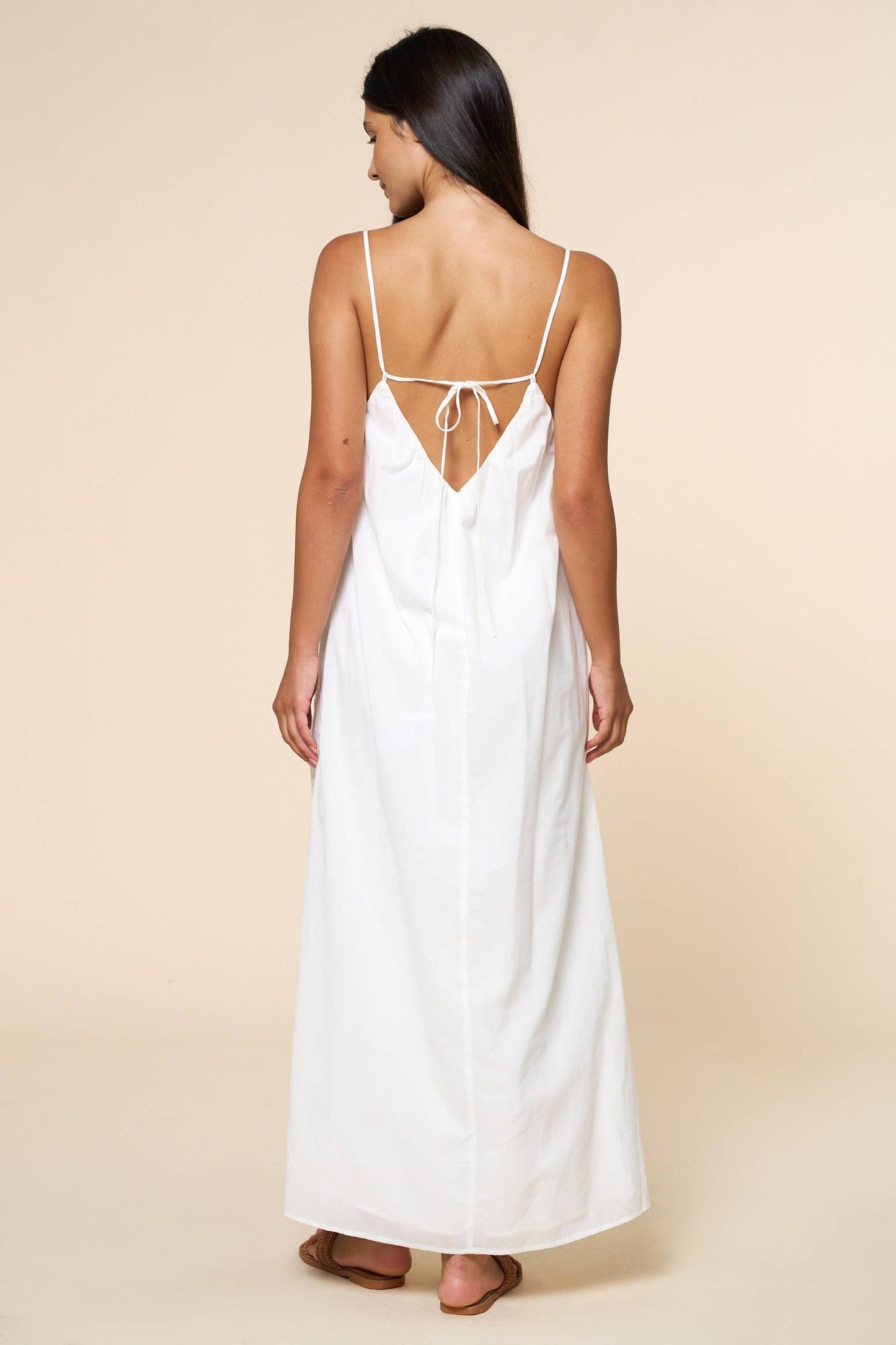 NAUTICAL EMBROIDERY EYELET MAXI