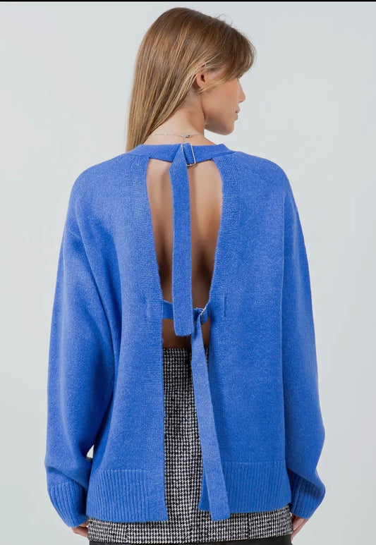 ALICE OPEN BACK SWEATER