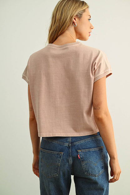 FADED PINK TEE