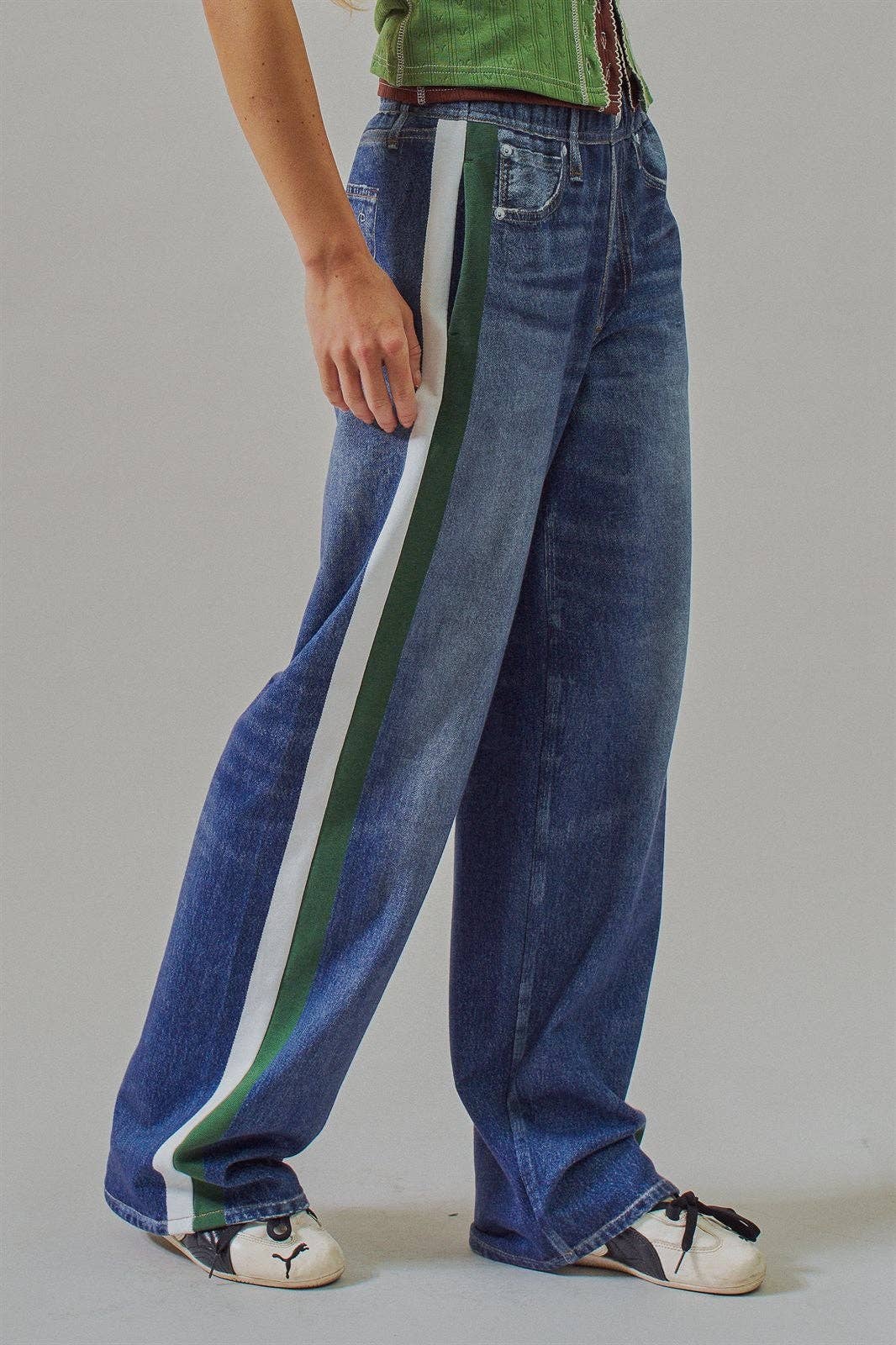 MIRAMAR DENIM TRACK PANT
