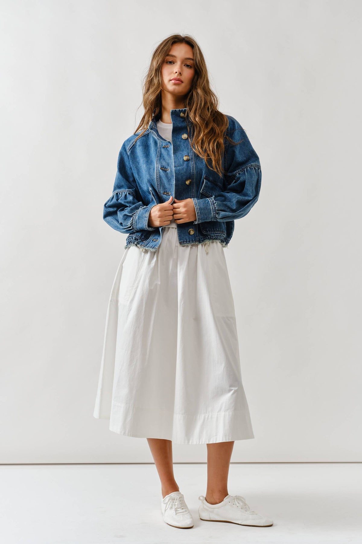 FALLON FUNNEL NECK JACKET
