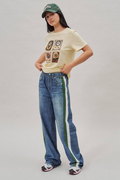 MIRAMAR DENIM TRACK PANT