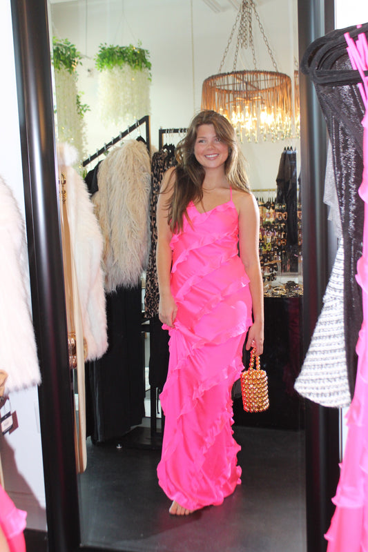 ROMANCE RUFFLE DRESS