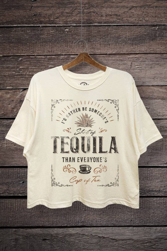 TEQUILA OVER TEA BOXY CROP
