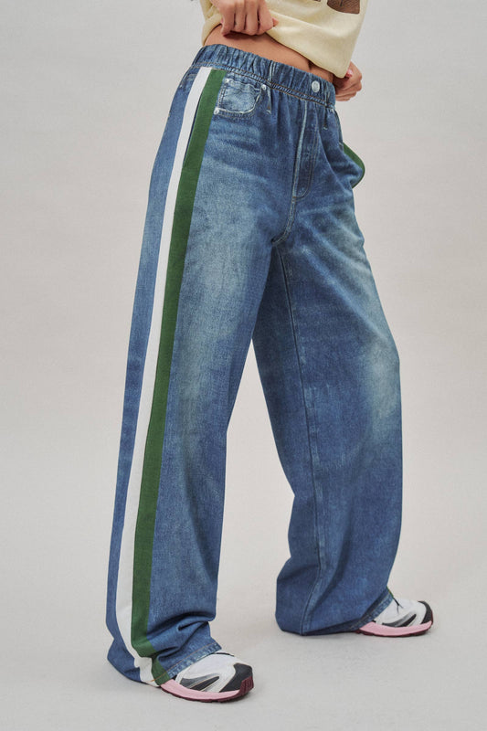 MIRAMAR DENIM TRACK PANT
