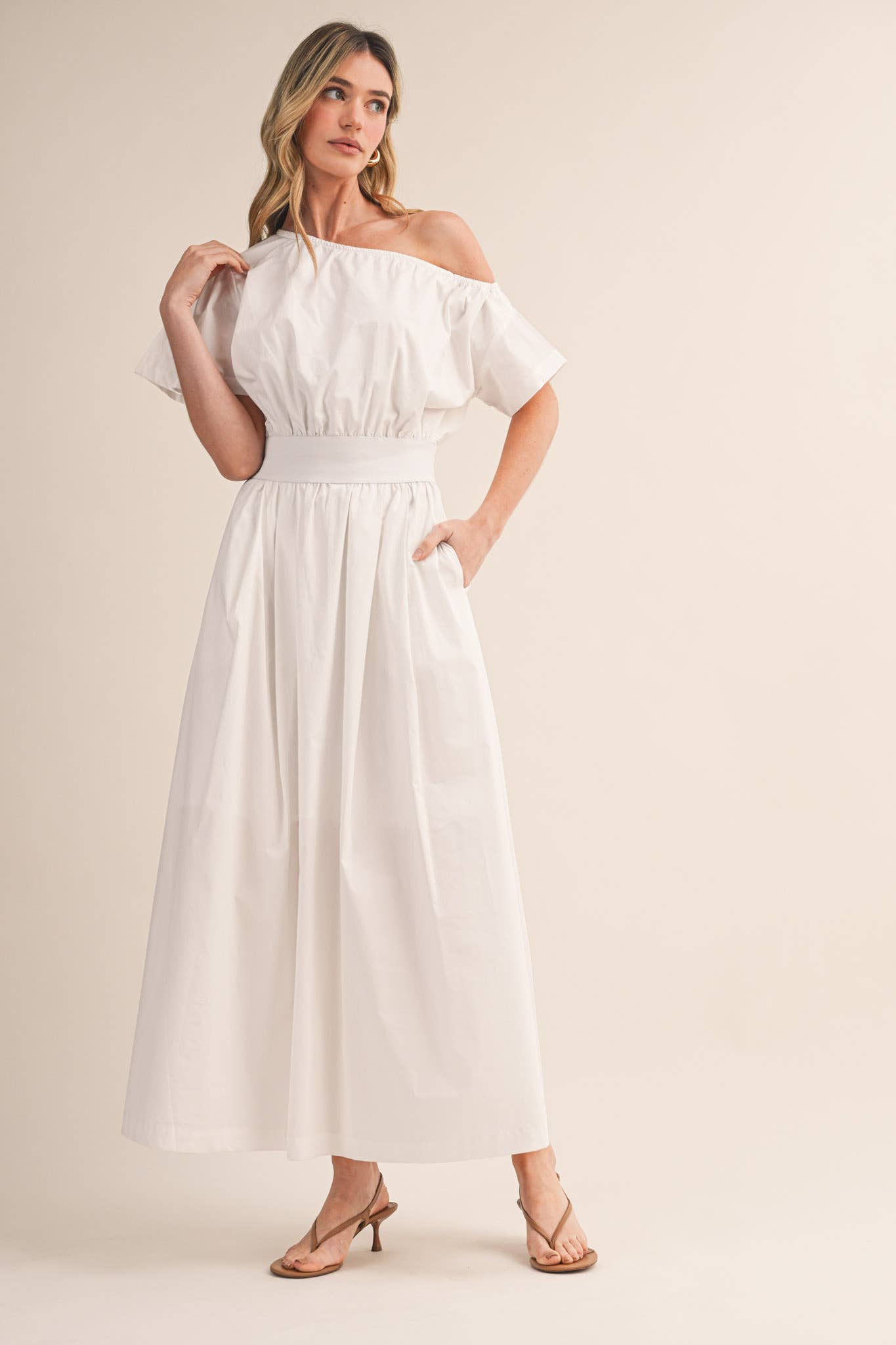 OFF SHOULDER MAXI DRESS