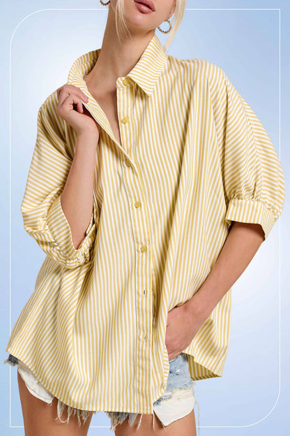 LEMON BUTTON DOWN