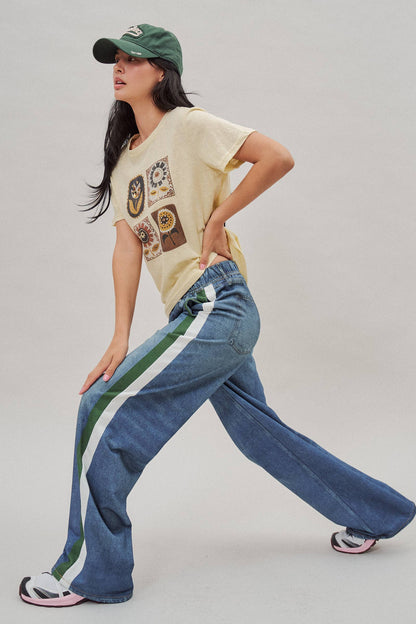 MIRAMAR DENIM TRACK PANT
